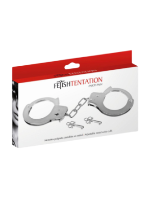 Menottes pour poignet en métal avec 2 clefs pour utilisateurs confirmés - CC570414008000